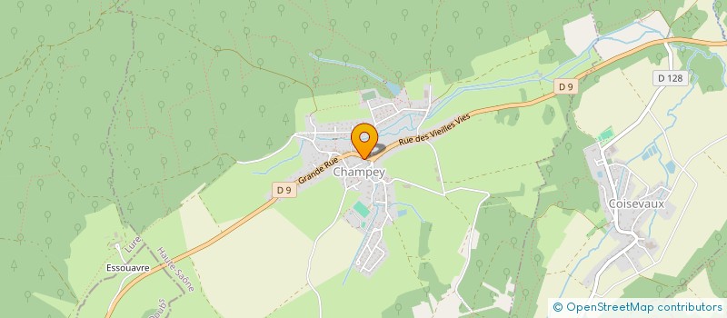 localisation de l'entreprise MADAME VERONIQUE WILHELM  VILLERS-SUR-SAULNOT