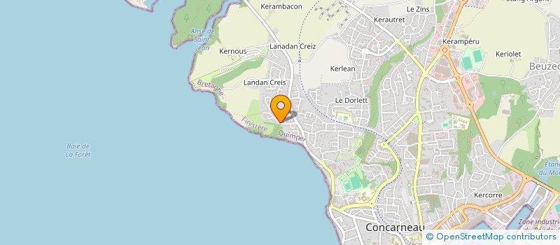 localisation de l'entreprise MADAME VERONIQUE WINKEL à CONCARNEAU