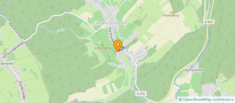 localisation de l'entreprise MADAME VERONIQUE WINLING  MORSBRONN-LES-BAINS