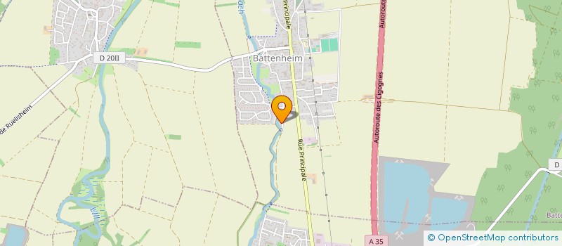 localisation de l'entreprise MADAME VERONIQUE WOZNIAK  BATTENHEIM