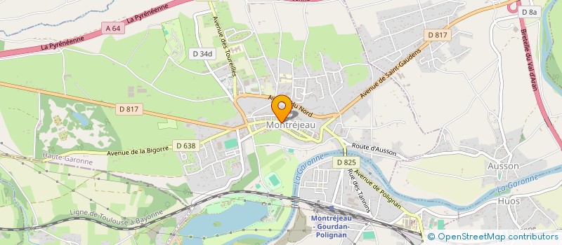 localisation de l'entreprise MADAME VERONIQUE ZABOTTO  MONTREJEAU