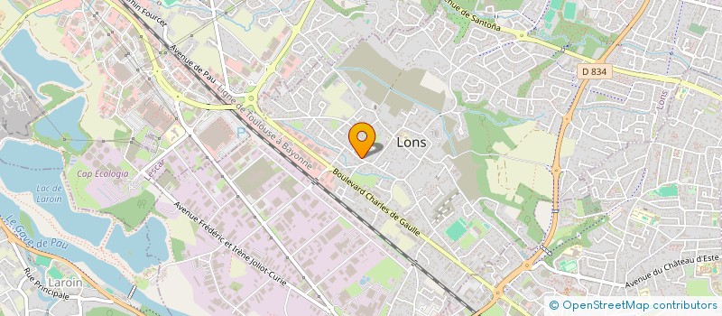 localisation de l'entreprise MADAME VERONIQUE ZARAGOZA  LONS