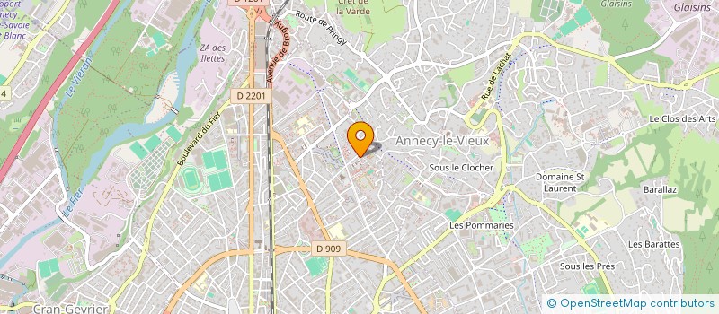 localisation de l'entreprise MADAME VERONIQUE ZAVAGNO à ANNECY