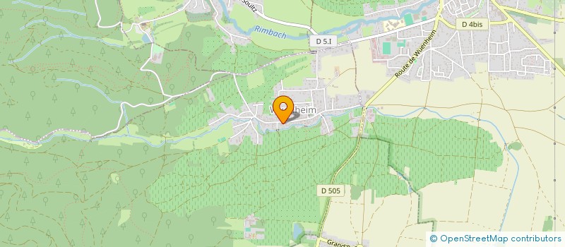 localisation de l'entreprise MADAME VERONIQUE ZIMMERMANN  WUENHEIM