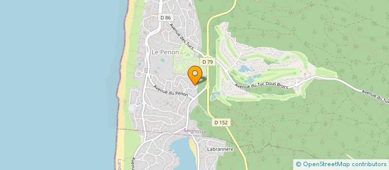 localisation de l'entreprise MADAME VERONIQUE ZOZIME  SEIGNOSSE