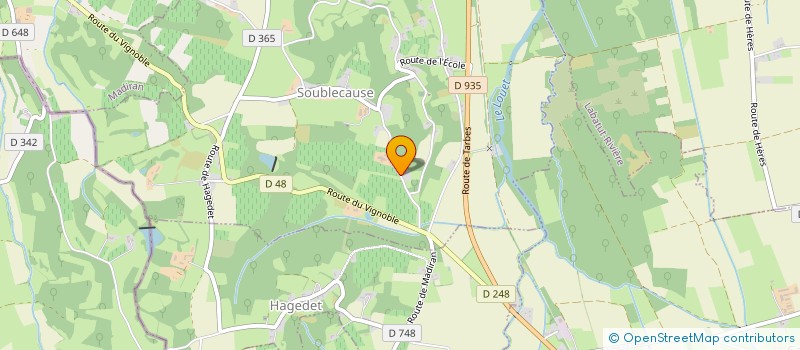 localisation de l'entreprise MADAME VERONIQUE ZUCCO  SOUBLECAUSE