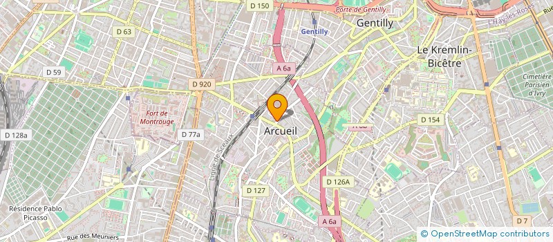 localisation de l'entreprise MADAME VERONIQUER LAMBERT  ARCUEIL