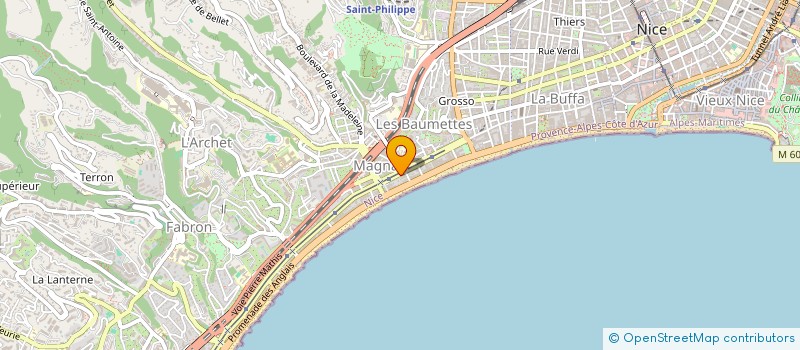 localisation de l'entreprise MADAME VESNA MIROVIC à NICE