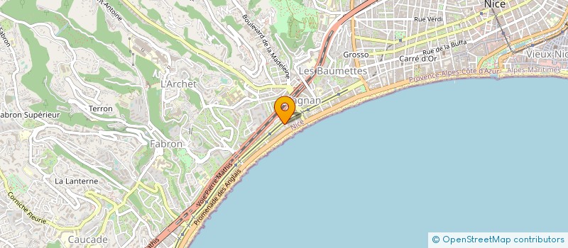 localisation de l'entreprise MADAME VESSINA CONDELLO à NICE