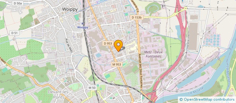 localisation de l'entreprise MADAME VEZIRE SEJDIJAJ  METZ