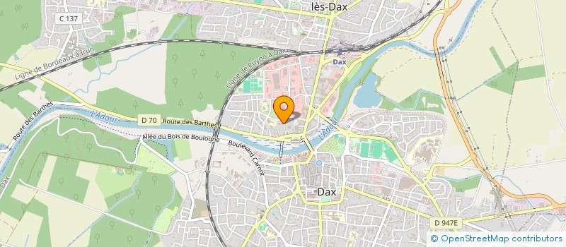 localisation de l'entreprise MADAME VIANE DHUICQ à DAX