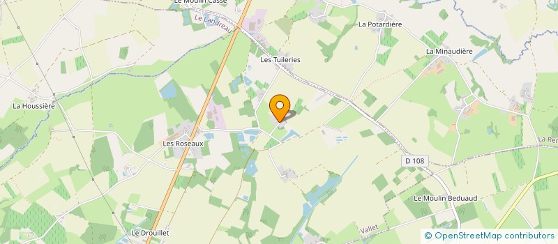 localisation de l'entreprise MADAME VIANETTE JOUFFLINEAU  VALLET