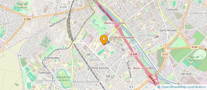 localisation de l'entreprise MADAME VIANNY MBAYI  REIMS