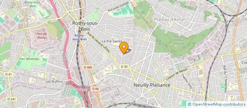 localisation de l'entreprise MADAME VICA PICO à ROSNY-SOUS-BOIS