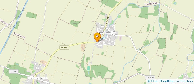 localisation de l'entreprise MADAME VICENTA BLANCO  SAASENHEIM