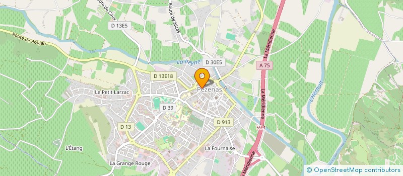 localisation de l'entreprise MADAME VICENTA ESPELETA  PEZENAS