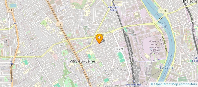 localisation de l'entreprise MADAME VICENTE SALVA à VITRY-SUR-SEINE