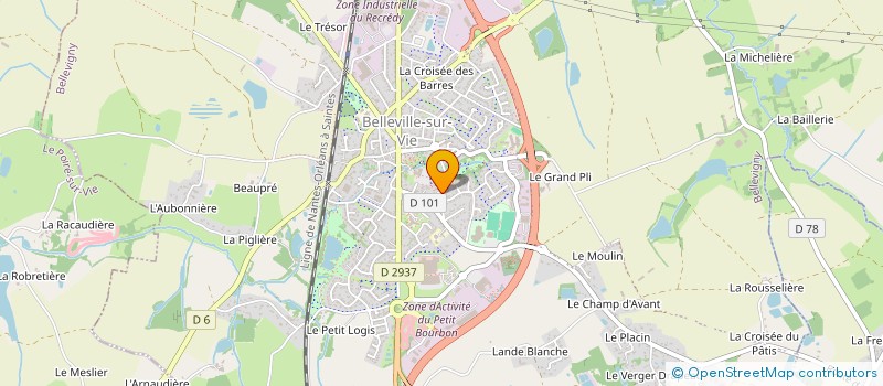 localisation de l'entreprise MADAME VICKIE BLANCHE  DOMPIERRE-SUR-YON