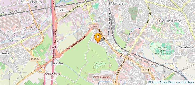 localisation de l'entreprise MADAME VICKY AFONSO CORREIA  CANOHES