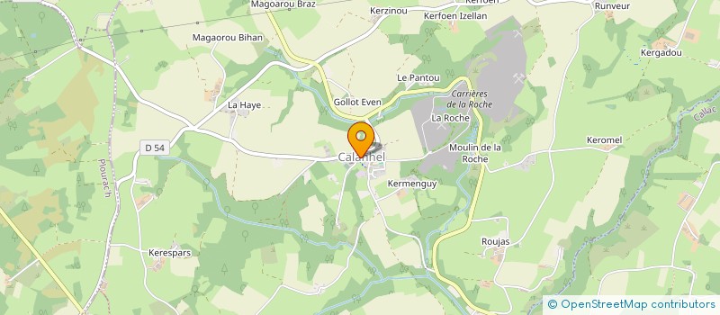 localisation de l'entreprise MADAME VICKY BOUREAU  CALANHEL