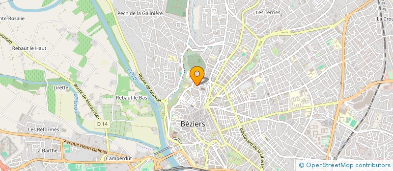 localisation de l'entreprise MADAME VICKY CORBET à BEZIERS