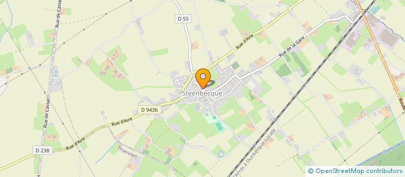 localisation de l'entreprise MADAME VICKY DELACRESSONNIERE  THIENNES