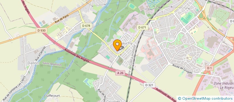 localisation de l'entreprise MADAME VICKY GAILLARD à GAUCHY