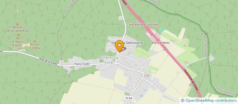 localisation de l'entreprise MADAME VICKY HOFFMAN à ACHERES-LA-FORET