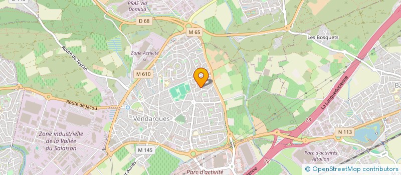 localisation de l'entreprise MADAME VICKY LLAMAS à VENDARGUES