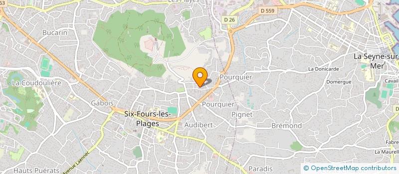 localisation de l'entreprise MADAME VICKY LOUBETTE à SIX-FOURS-LES-PLAGES