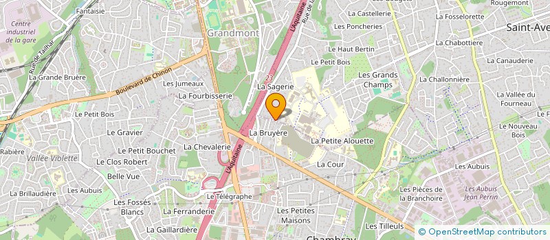 localisation de l'entreprise MADAME VICKY MASSET  SAINT-AVERTIN