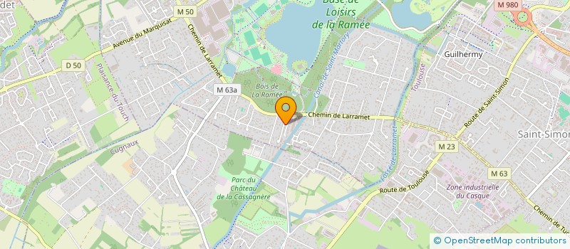 localisation de l'entreprise MADAME VICKY MESSINA  TOURNEFEUILLE