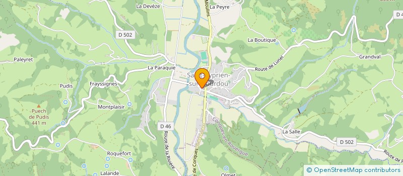 localisation de l'entreprise MADAME VICKY MORIN à CONQUES-EN-ROUERGUE