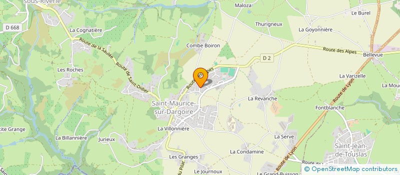 localisation de l'entreprise MADAME VICKY PERCHET  CHABANIERE