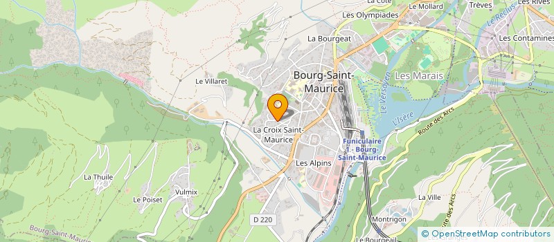 localisation de l'entreprise MADAME VICKY ROYER  BOURG-SAINT-MAURICE
