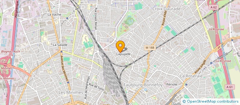 localisation de l'entreprise MADAME VICKY SORIA à TOULOUSE