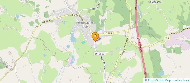 localisation de l'entreprise MADAME VICKY WALLYN  PERPEZAC-LE-NOIR