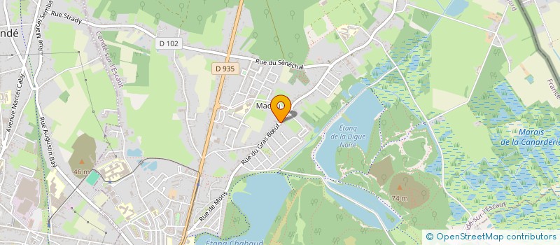 localisation de l'entreprise MADAME VICKYE CARLIER  CONDE-SUR-L'ESCAUT