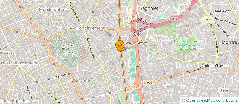 localisation de l'entreprise MADAME VICTOIRE ASABUNANA-KINA  PARIS