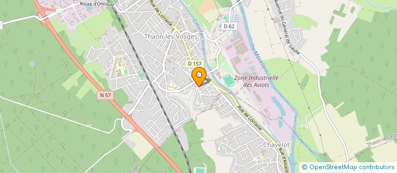 localisation de l'entreprise MADAME VICTOIRE AUBRY  THAON-LES-VOSGES