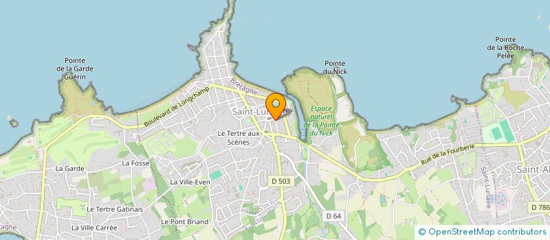 localisation de l'entreprise MADAME VICTOIRE BERGER  SAINT-LUNAIRE