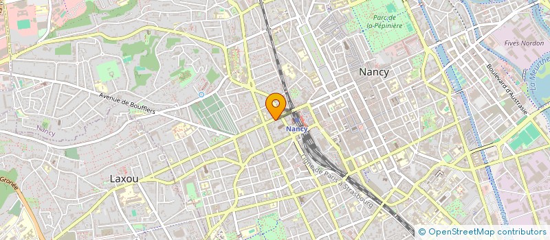 localisation de l'entreprise MADAME VICTOIRE BORTOLUSSI  NANCY