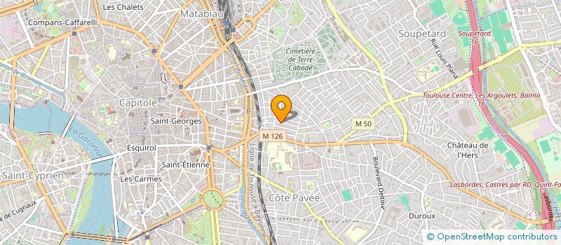 localisation de l'entreprise MADAME VICTOIRE CARRERE  TOULOUSE