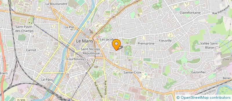 localisation de l'entreprise MADAME VICTOIRE CARTIER  LE MANS