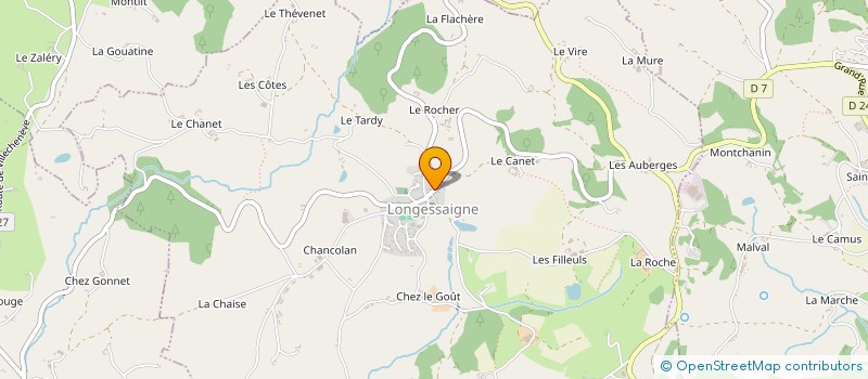 localisation de l'entreprise MADAME VICTOIRE CREISER SAGUEZ  LONGESSAIGNE