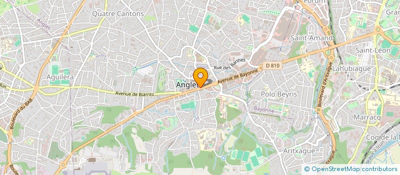 localisation de l'entreprise MADAME VICTOIRE DARRASSE  ANGLET