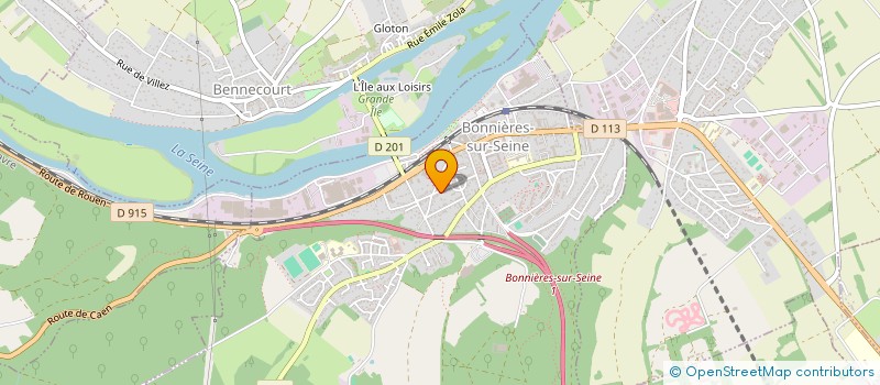 localisation de l'entreprise MADAME VICTOIRE DAVEY à BONNIERES-SUR-SEINE