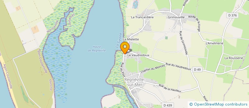 localisation de l'entreprise MADAME VICTOIRE DE SAINT JORRE à REGNEVILLE-SUR-MER