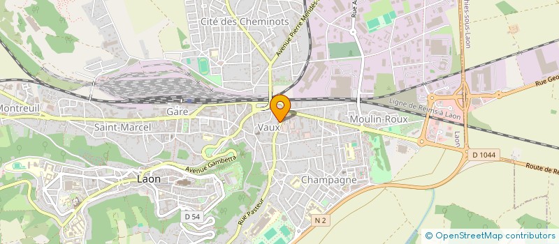 localisation de l'entreprise MADAME VICTOIRE DEFFAUT à LAON