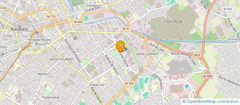 localisation de l'entreprise MADAME VICTOIRE DELECOURT à ROUBAIX